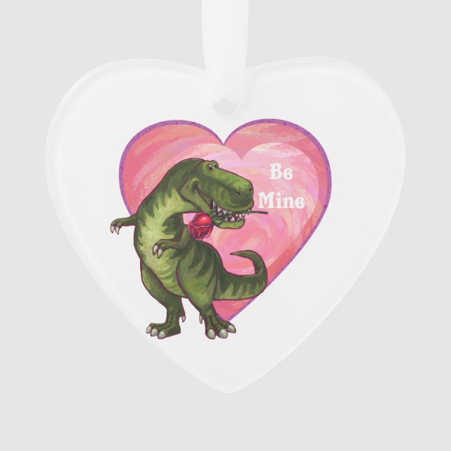 Adorno El día de San Valentín de Tyrannosaurus (Anverso)