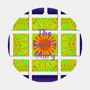 Adorno El diseño gráfico del patrón de gloria del Señor