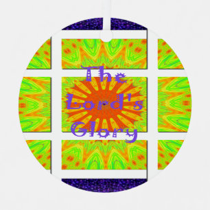 Adorno El diseño gráfico del patrón de gloria del Señor