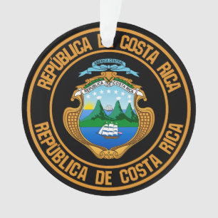 Adorno El emblema de Costa Rica