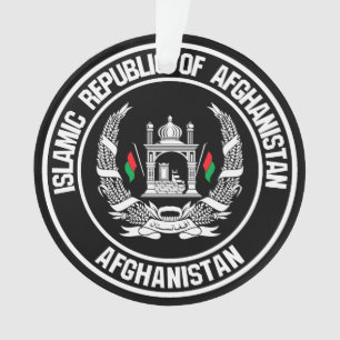 Adorno El Emblema de la Ronda de Afganistán