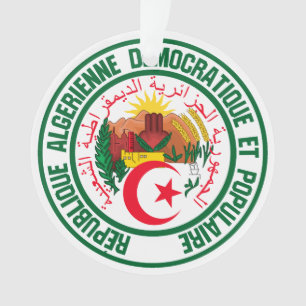 Adorno El emblema de la ronda de Argelia