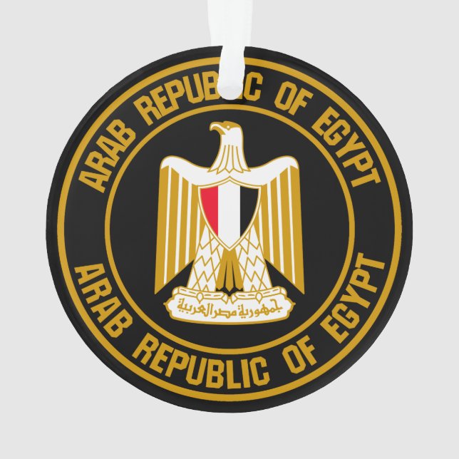 Adorno El Emblema de la Ronda de Egipto (Reverso)