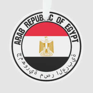 Adorno El Emblema de la Ronda de Egipto