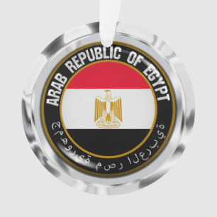 Adorno El Emblema de la Ronda de Egipto