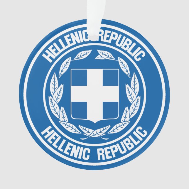 Adorno El emblema de la Ronda de Grecia (Anverso)