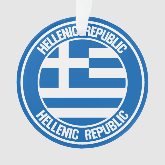 Adorno El emblema de la Ronda de Grecia (Anverso)