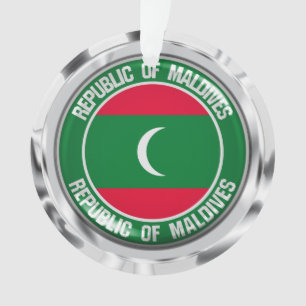 Adorno El emblema de la Ronda de Maldivas