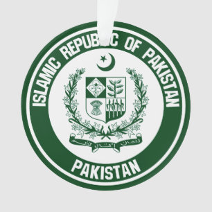 Adorno El emblema de la Ronda de Pakistán