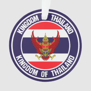 Adorno El emblema de la Ronda de Tailandia