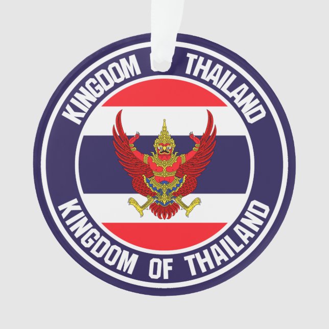 Adorno El emblema de la Ronda de Tailandia (Anverso)