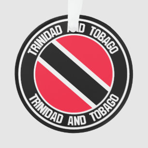 Adorno El emblema de la Ronda de Trinidad y Tobago