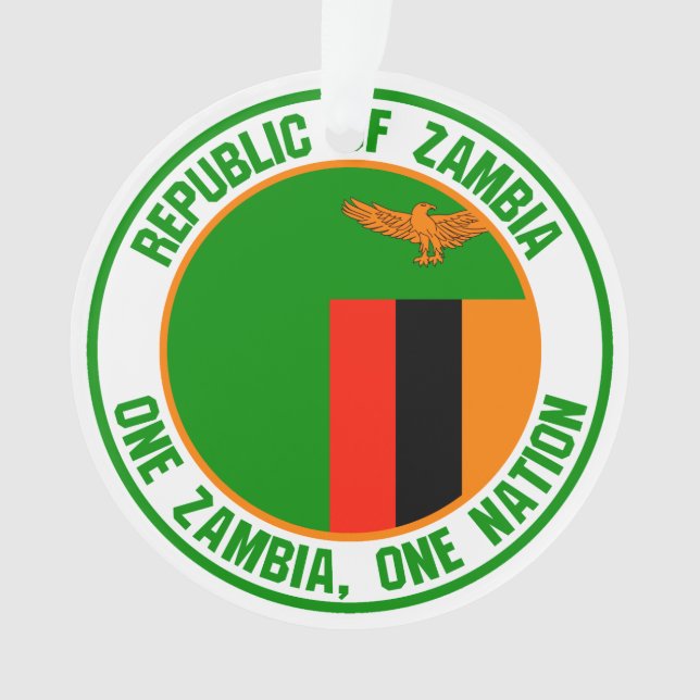 Adorno El emblema de la Ronda de Zambia (Anverso)