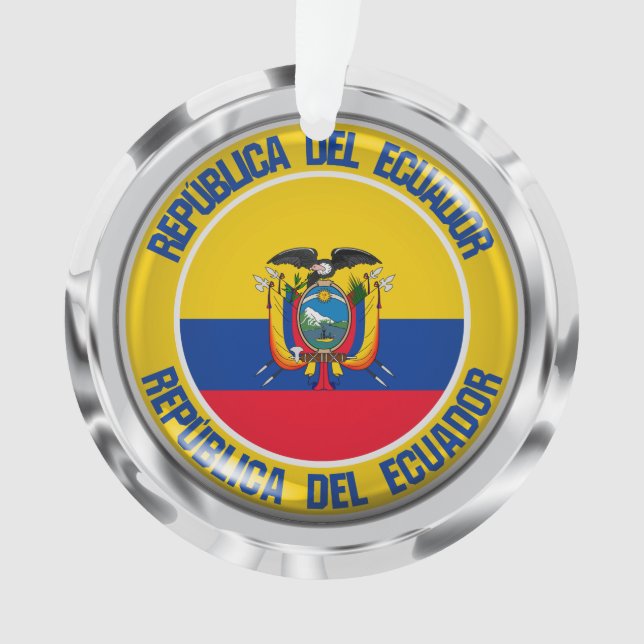 Adorno El emblema de la Ronda Ecuador (Anverso)