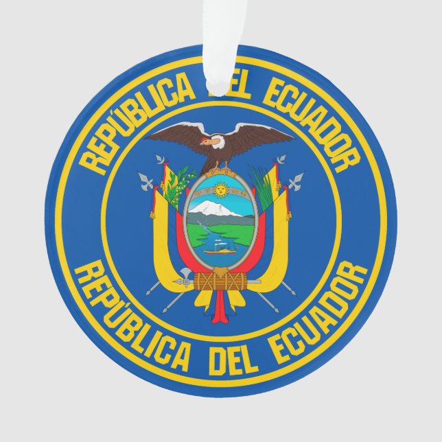 Adorno El emblema de la Ronda Ecuador (Anverso)