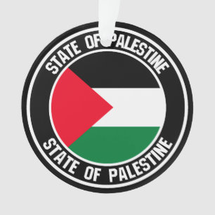 Adorno El emblema de la Ronda Palestina