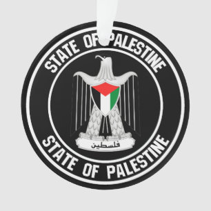 Adorno El emblema de la Ronda Palestina