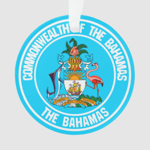 Adorno El emblema de las Bahamas