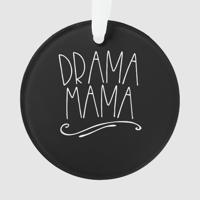 Adorno El escenario de Drama Mamá Actúa Con Mamá (Anverso)
