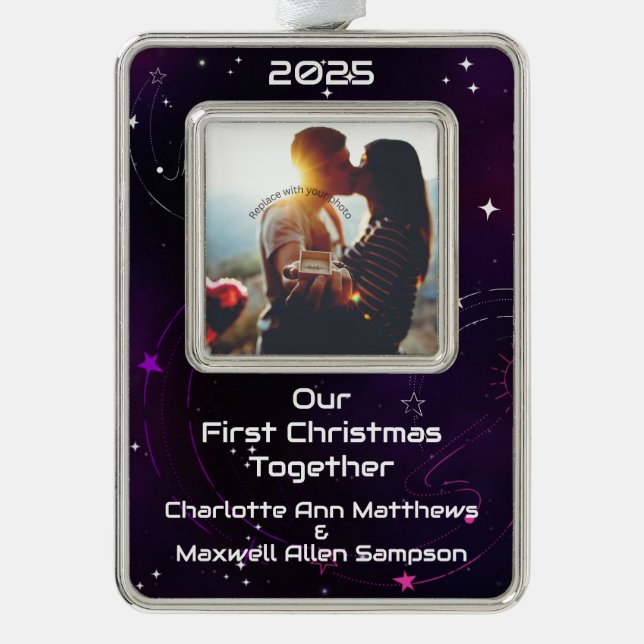 Adorno El espacio exterior de nuestra primera pareja de n (Anverso)