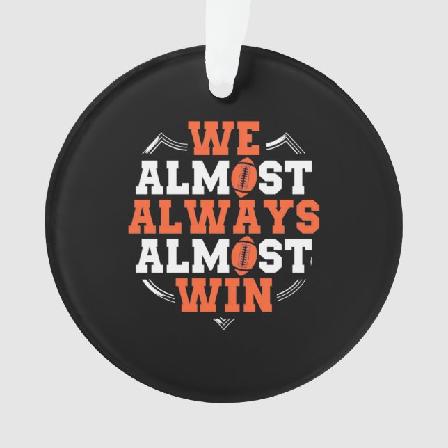 Adorno El fútbol americano casi gana (Anverso)