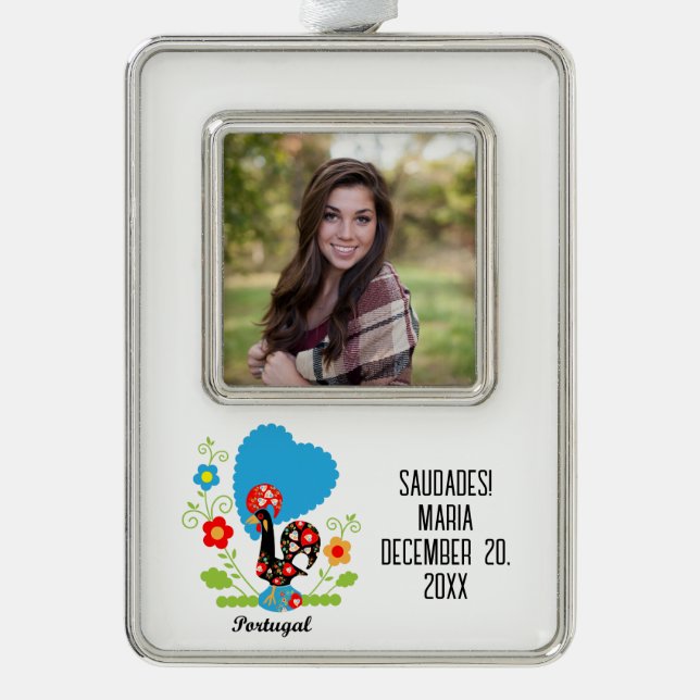 Adorno El gallo portugués (Anverso)