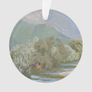 Adorno El impresionante paisaje Art Nouveau del río Anien