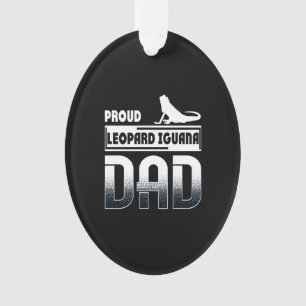 Adorno El leopardo orgulloso Iguana Dad