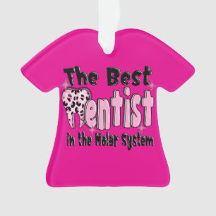 Adorno El Mejor Dentista en el Sistema Molar Navidad