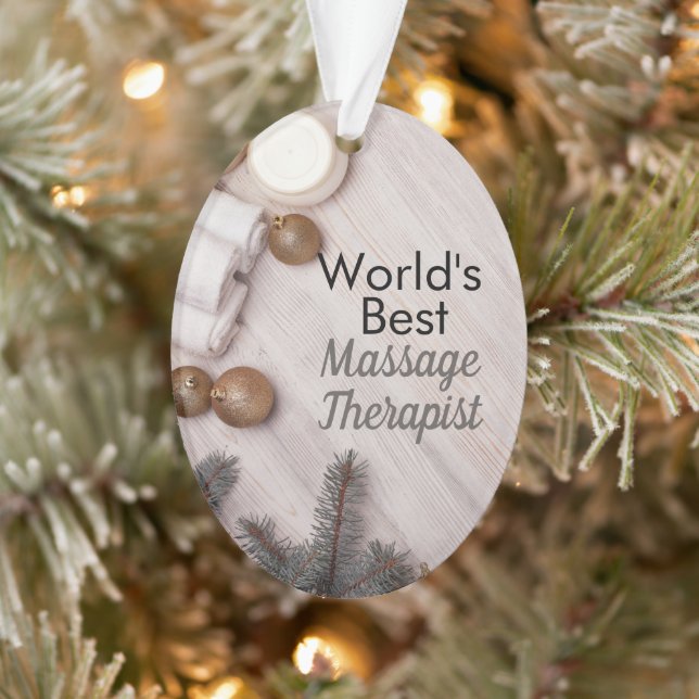 Adorno El mejor masajista terapeuta del mundo (Árbol)