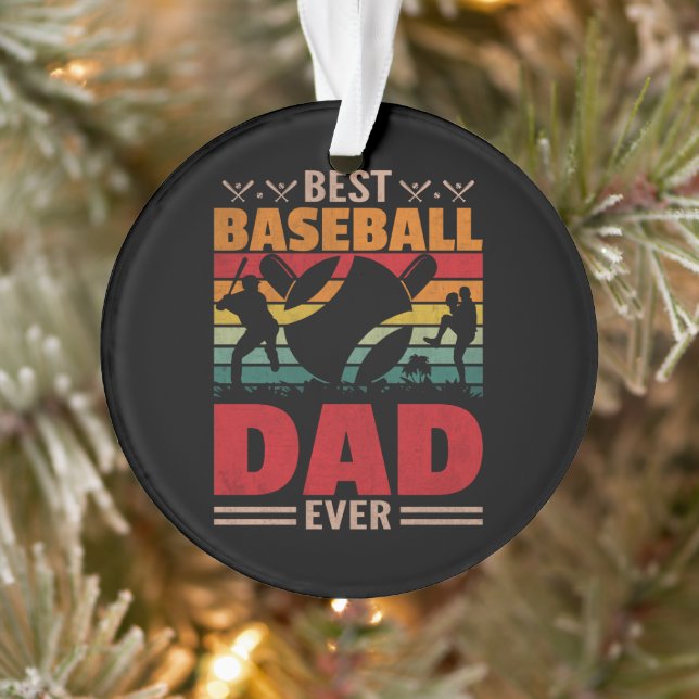 Adorno El mejor papá de béisbol de la historia (Árbol)