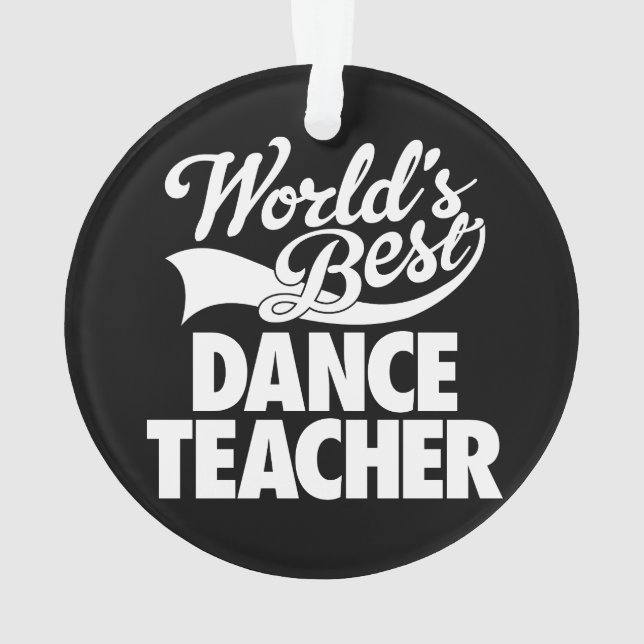 Adorno El mejor profesor de la danza del mundo (Reverso)