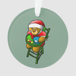Adorno El oso de peluche de Navidad