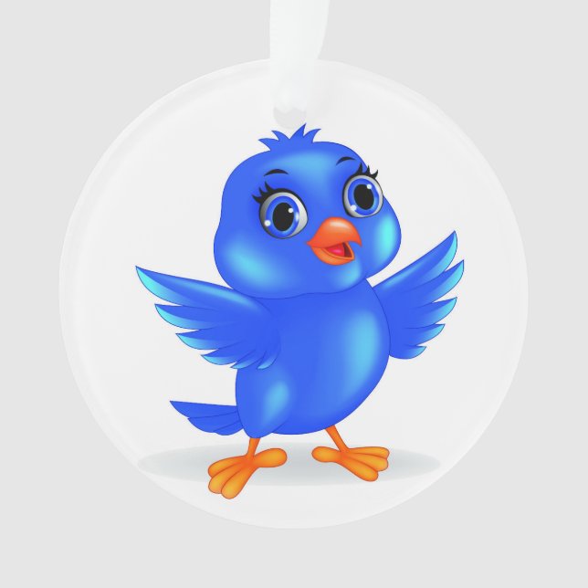 Adorno El pájaro azul de la felicidad 3 (Anverso)