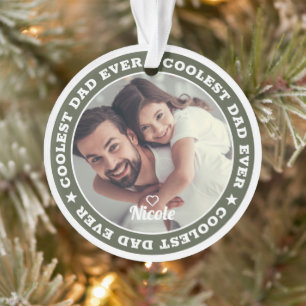 Adorno El papá más genial jamás Foto personalizada modern