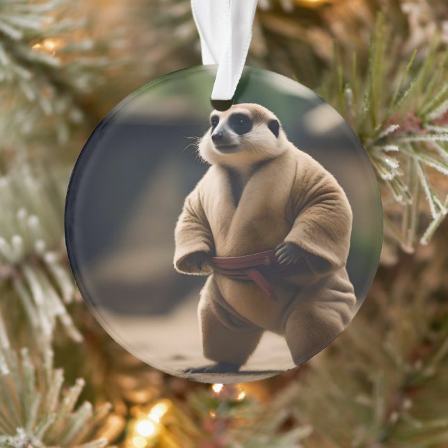Adorno El Poderoso Meerkat: La Muerte Del Sumo, (Árbol)
