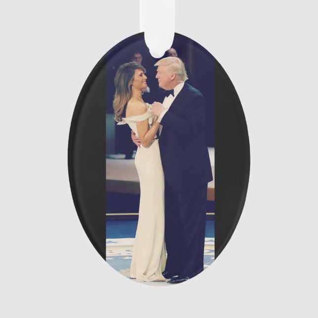 Adorno El presidente Trump y el baile de Melania (Anverso)