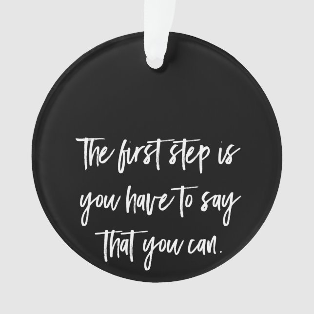 Adorno el primer paso es decir que se puede (Anverso)