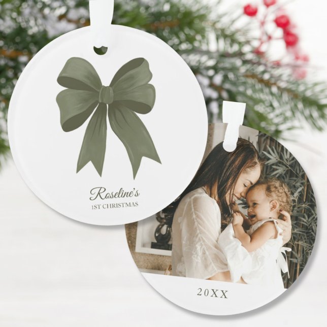 Adorno El primer regalo de Navidad del bebé para una nuev (Baby's 1st Christmas)