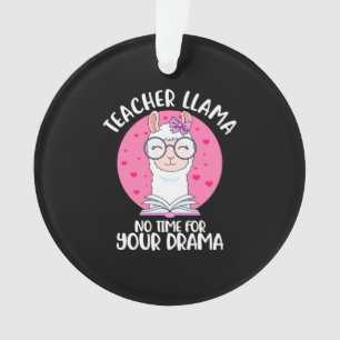 Adorno El profesor Llama