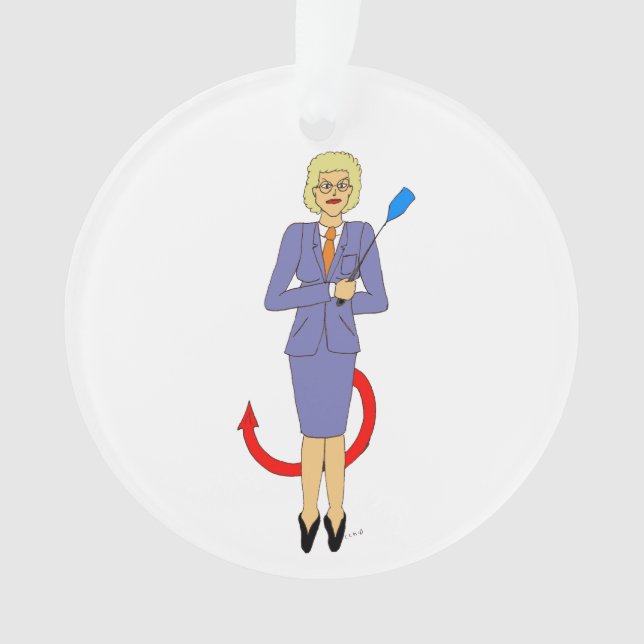 Adorno El profesor malvado (Anverso)