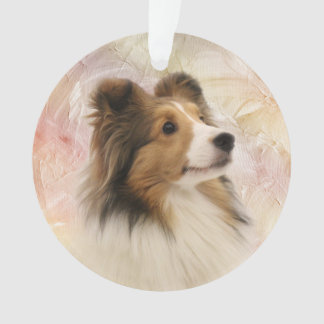 Adorno El Sable Sheltie hace frente