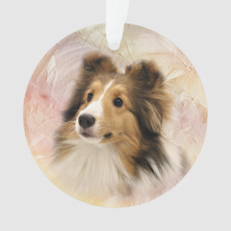 Adorno El Sable Sheltie hace frente