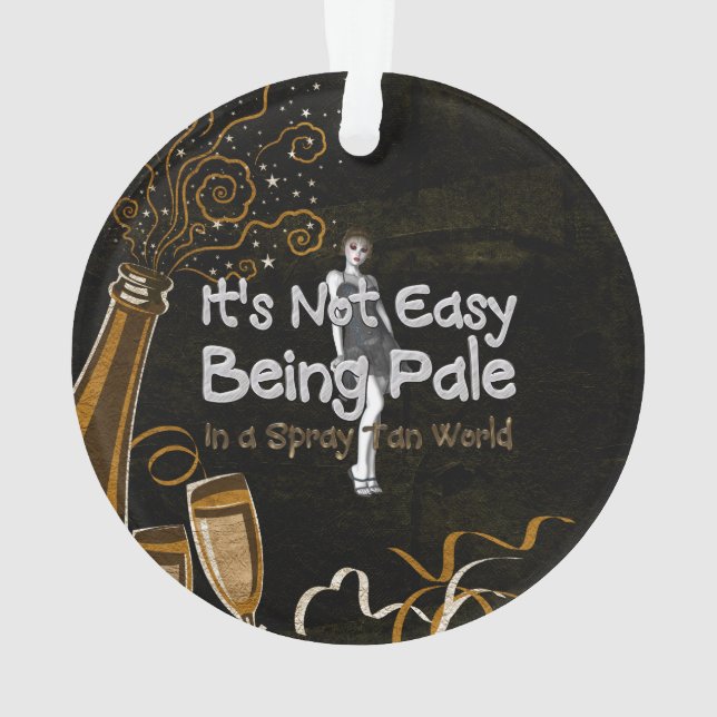 Adorno El ser no fácil de la CAMISETA pálido (Reverso)