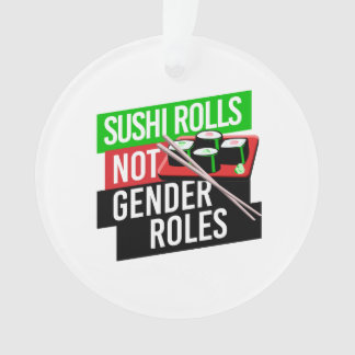 Adorno El sushi no tiene roles de género