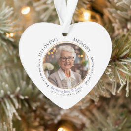Adorno Elegant In Loving Memory Memorial Funeral Keepsake