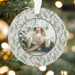 Adorno Elegant Just Married Newlywed Photo Christmas