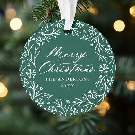 Adorno Elegante foto de Navidades Wreath Green