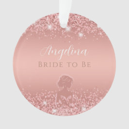 Adorno Elegante Rosa Gold Luxe Shimmer Bridal Shower