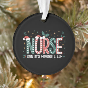 Adorno Elfo favorito de Santa Navidad inspiracional enfer